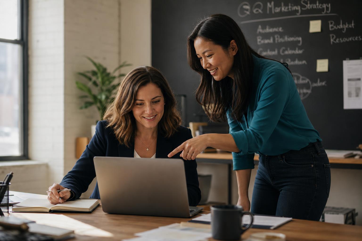 Paige AI CMO helping a founder plan and execute marketing strategy